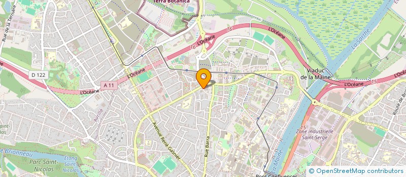 localisation de l'entreprise MADAME CHARLINE PUCHAULT à ANGERS