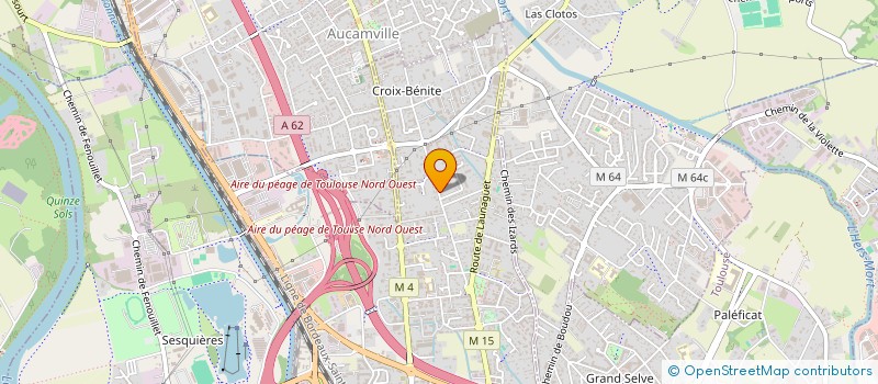 localisation de l'entreprise MADAME CHARLINE QUELIN  TOULOUSE