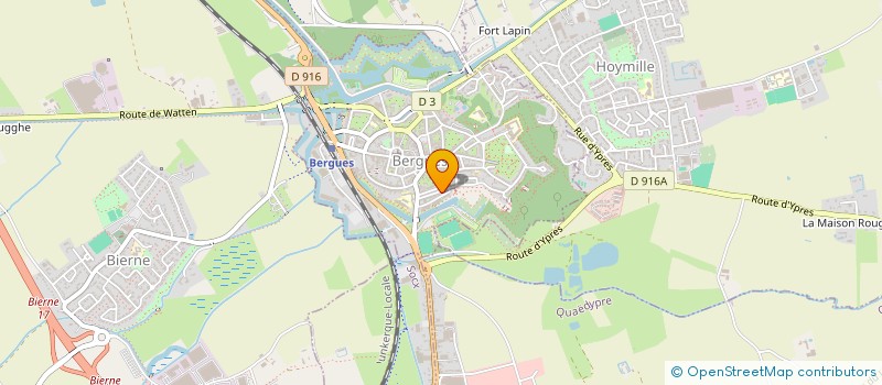 localisation de l'entreprise MADAME CHARLINE RAVERDY à DUNKERQUE