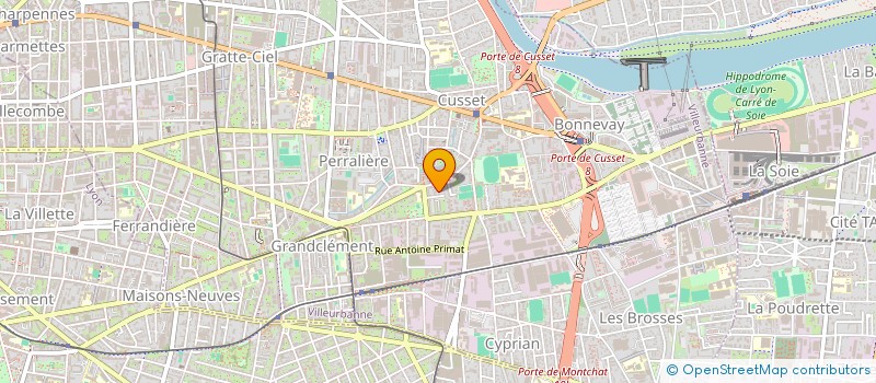 localisation de l'entreprise MADAME CHARLINE RECH  VILLEURBANNE