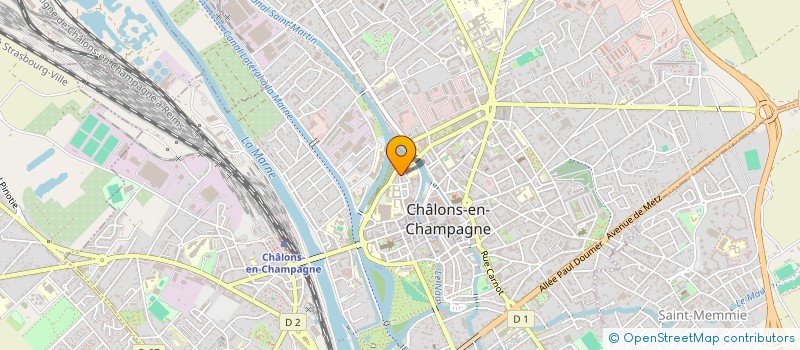 localisation de l'entreprise MADAME CHARLINE RIEGER  CHALONS-EN-CHAMPAGNE