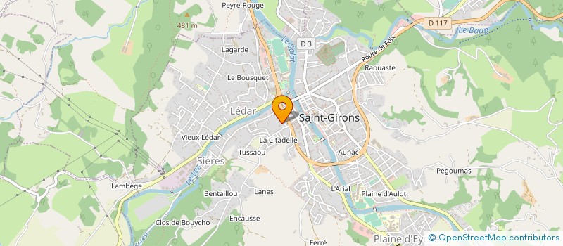 localisation de l'entreprise MADAME CHARLINE RODRIGUES à SAINT-GIRONS