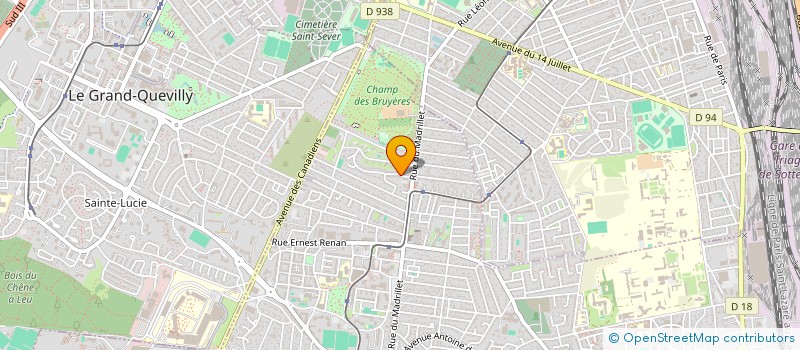 localisation de l'entreprise MADAME CHARLINE RODRIGUES  SAINT-ETIENNE-DU-ROUVRAY