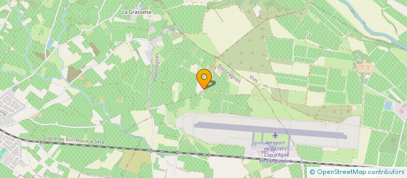 localisation de l'entreprise MADAME CHARLINE ROUX  PORTIRAGNES