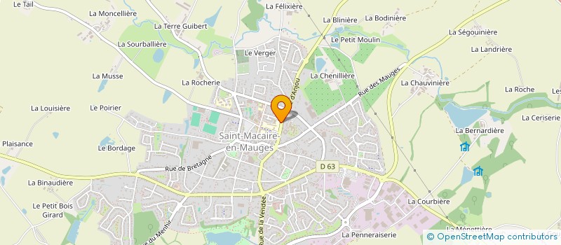 localisation de l'entreprise MADAME CHARLINE SEJOURNE  SEVREMOINE