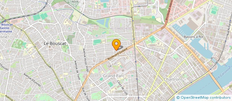 localisation de l'entreprise MADAME CHARLINE SIERRA  LE BOUSCAT