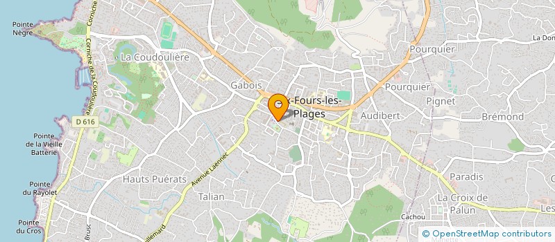 localisation de l'entreprise MADAME CHARLINE SIMON à SIX-FOURS-LES-PLAGES