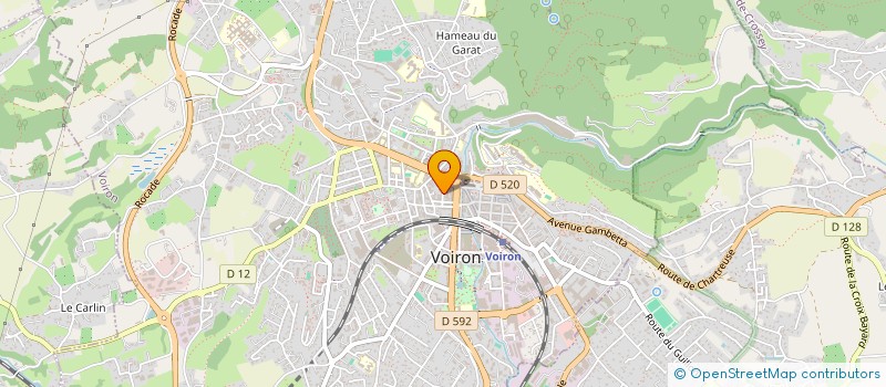 localisation de l'entreprise MADAME CHARLINE SOASAMBO à VOIRON