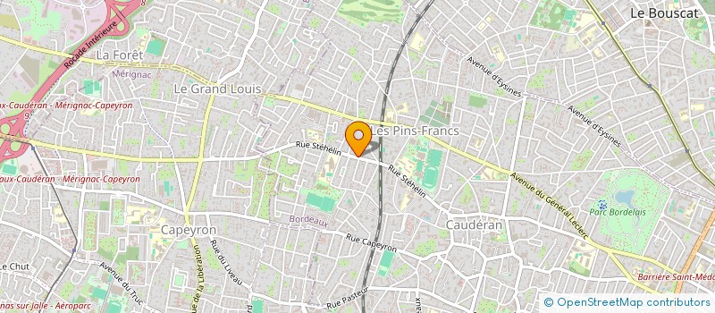 localisation de l'entreprise MADAME CHARLINE SOLIGNAC  BORDEAUX