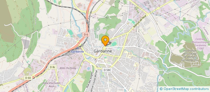 localisation de l'entreprise MADAME CHARLINE THOUVENIN  MEYREUIL