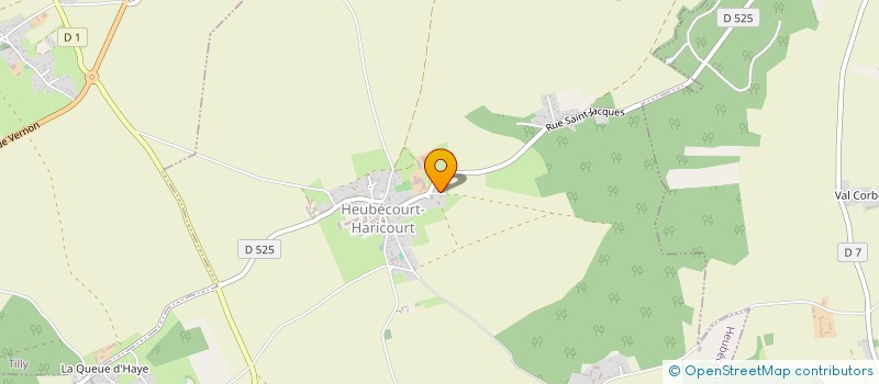localisation de l'entreprise MADAME CHARLINE TIROUARD  HEUBECOURT-HARICOURT
