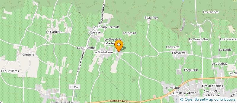 localisation de l'entreprise MADAME CHARLINE TORTAY  SAINT-NICOLAS-DE-BOURGUEIL