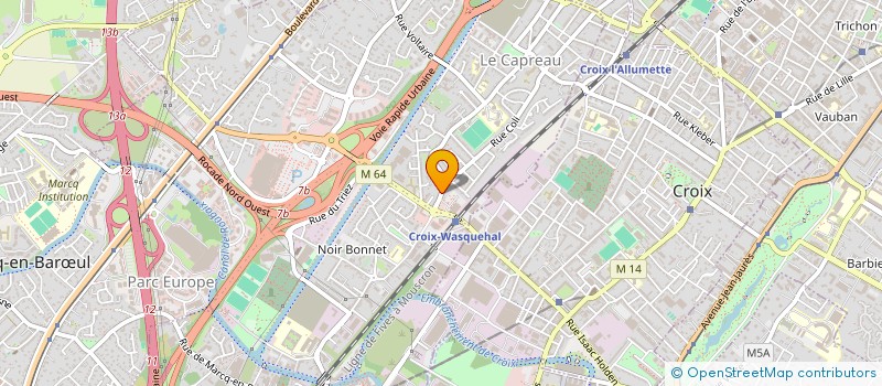 localisation de l'entreprise MADAME CHARLINE TRAMIER  WASQUEHAL