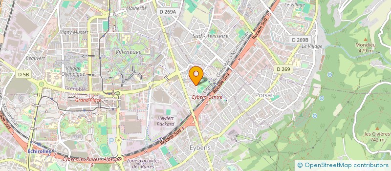 localisation de l'entreprise MADAME CHARLINE TRIMAILLE  EYBENS