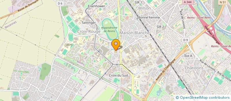 localisation de l'entreprise MADAME CHARLINE VAROUMAS à REIMS