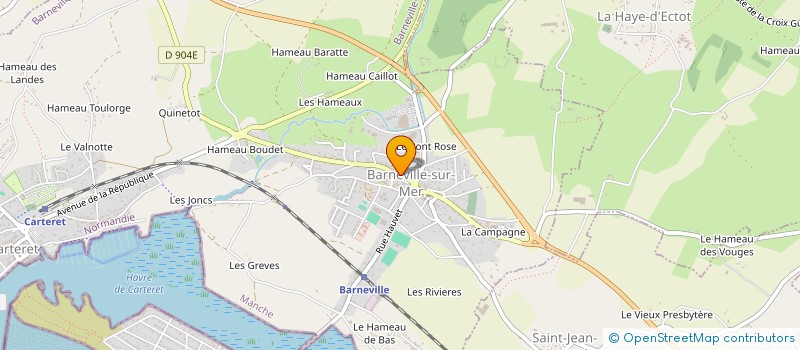 localisation de l'entreprise MADAME CHARLINE VAUTIER à BARNEVILLE-CARTERET