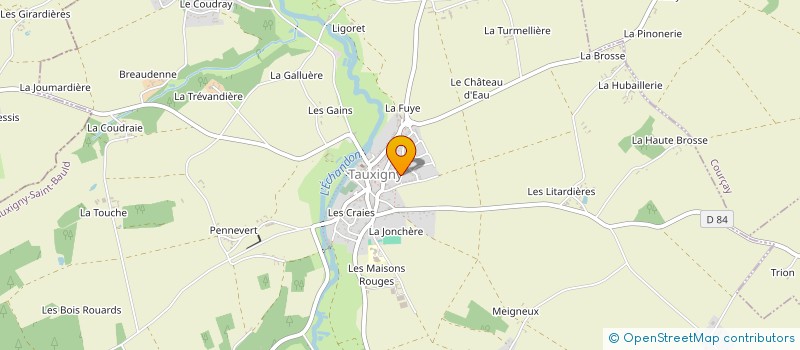 localisation de l'entreprise MADAME CHARLINE VERNEAU  TAUXIGNY-SAINT-BAULD