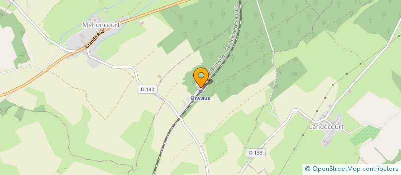 localisation de l'entreprise MADAME CHARLINE VINOT  EINVAUX