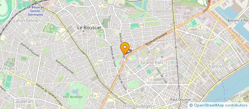 localisation de l'entreprise MADAME CHARLINE VITTE  LE BOUSCAT