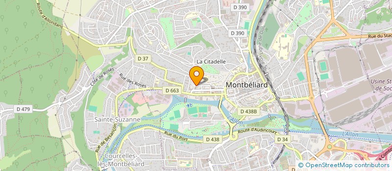 localisation de l'entreprise MADAME CHARLINE WEISS à MONTBELIARD