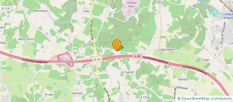 localisation de l'entreprise MADAME CHARLIZE BRUYERE à SAINT-GERMAIN-NUELLES