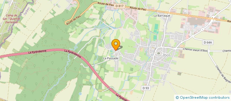 localisation de l'entreprise MADAME CHARLIZE DEBORDE  IBOS