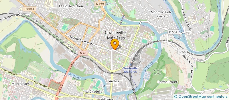 localisation de l'entreprise MADAME CHARLOTE NOE  CHARLEVILLE-MEZIERES