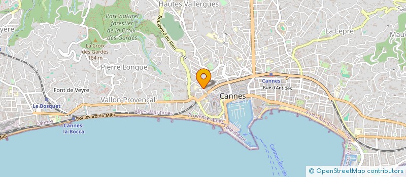 localisation de l'entreprise MADAME CHARLOTT BENGTSSON à CANNES