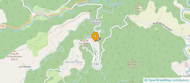 localisation de l'entreprise MADAME CHARLOTTE ALABERT  SERRALONGUE