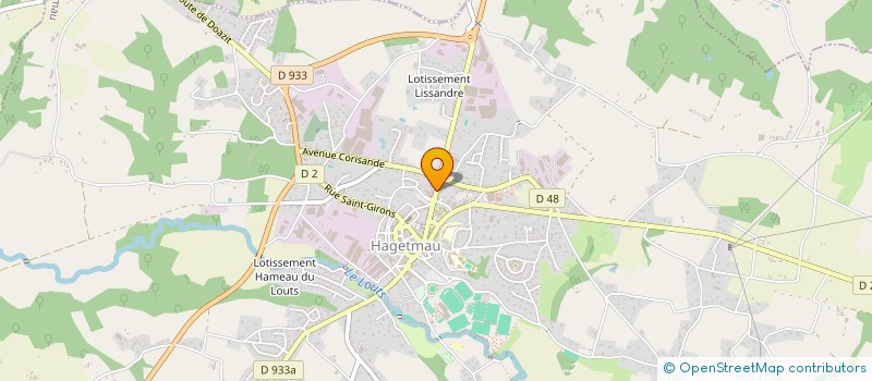 localisation de l'entreprise MADAME CHARLOTTE ALBERCA à HAGETMAU
