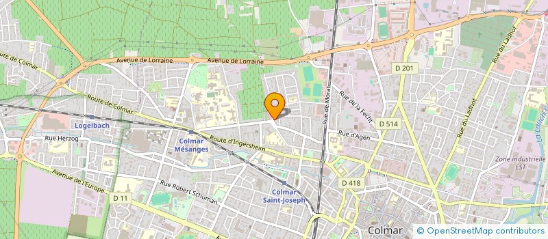 localisation de l'entreprise MADAME CHARLOTTE ALLARD  COLMAR