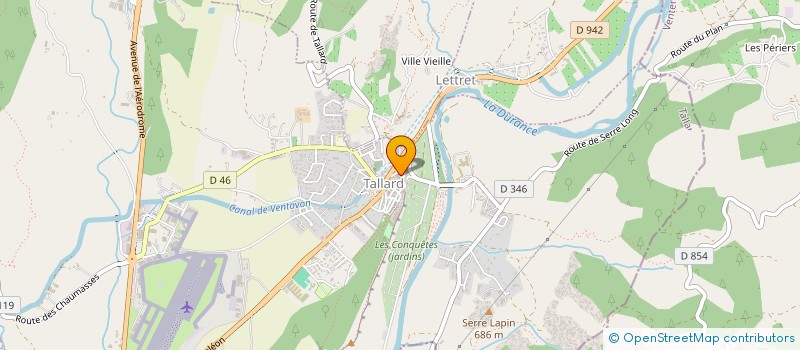 localisation de l'entreprise MADAME CHARLOTTE ALLINIEU  TALLARD