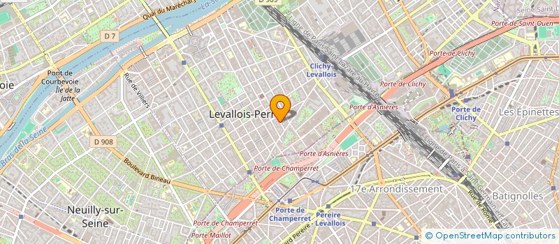 localisation de l'entreprise MADAME CHARLOTTE ALLOUCHE à LEVALLOIS-PERRET