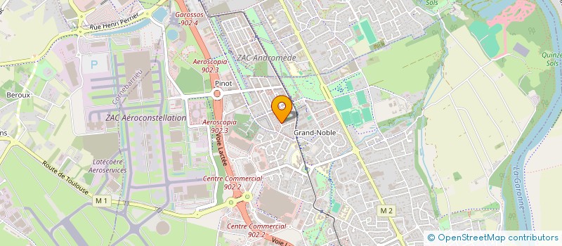 localisation de l'entreprise MADAME CHARLOTTE AMEDURI  BLAGNAC