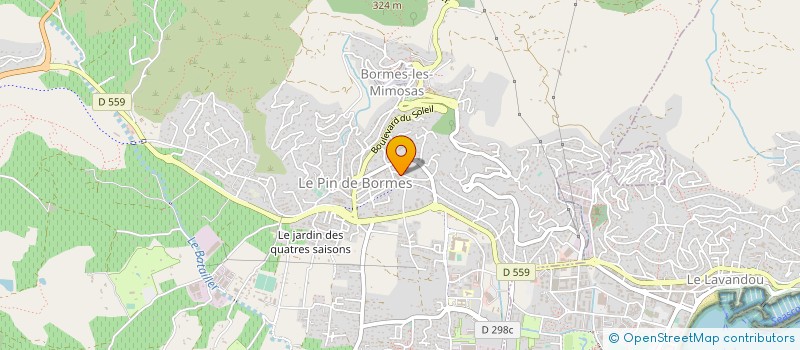 localisation de l'entreprise MADAME CHARLOTTE ANDRE à BORMES-LES-MIMOSAS