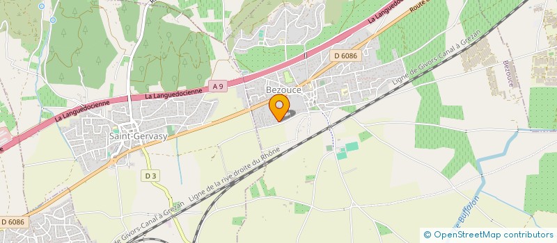 localisation de l'entreprise MADAME CHARLOTTE ANDRIEU  BEZOUCE