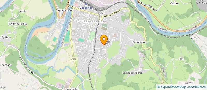 localisation de l'entreprise MADAME CHARLOTTE ANSELME  CAPDENAC-GARE