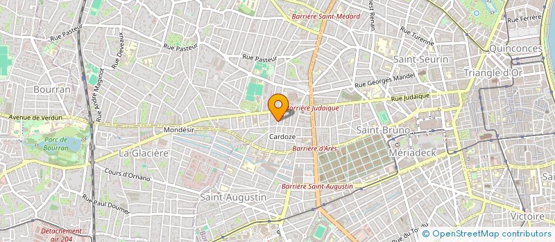 localisation de l'entreprise MADAME CHARLOTTE AOUANES--PERRIERE  BORDEAUX