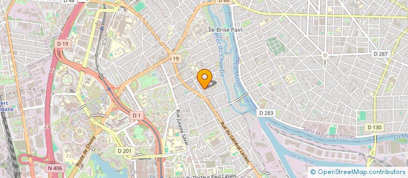 localisation de l'entreprise MADAME CHARLOTTE ARNAUD  CRETEIL