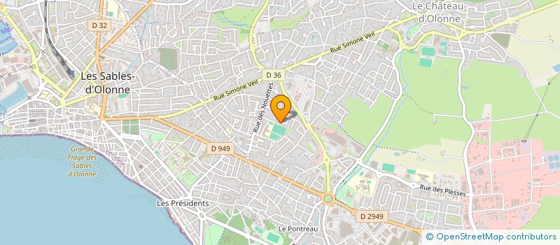localisation de l'entreprise MADAME CHARLOTTE ARNAULT à LES SABLES D'OLONNE