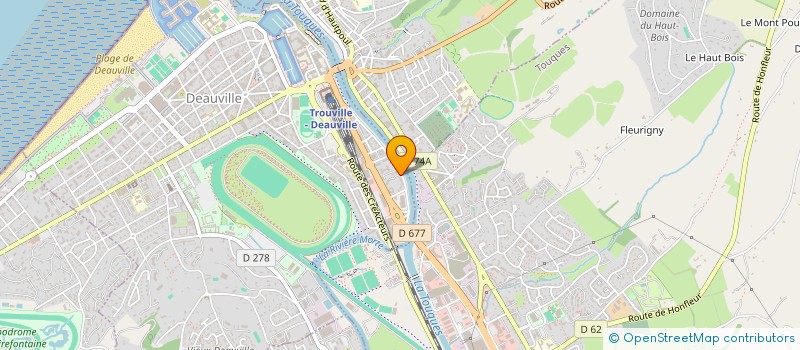 localisation de l'entreprise MADAME CHARLOTTE ASENSI  DEAUVILLE