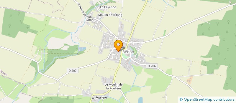 localisation de l'entreprise MADAME CHARLOTTE AUJARD  SAINT-SAUVEUR-D'AUNIS