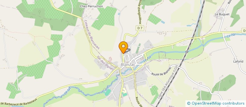 localisation de l'entreprise MADAME CHARLOTTE AURELIE BAILLY  COTEAUX-DU-BLANZACAIS