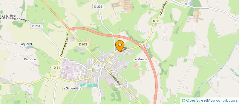 localisation de l'entreprise MADAME CHARLOTTE AUVRAY  SARTILLY-BAIE-BOCAGE