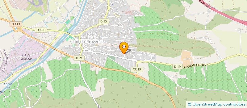 localisation de l'entreprise MADAME CHARLOTTE BAGNARD  LANCON-PROVENCE