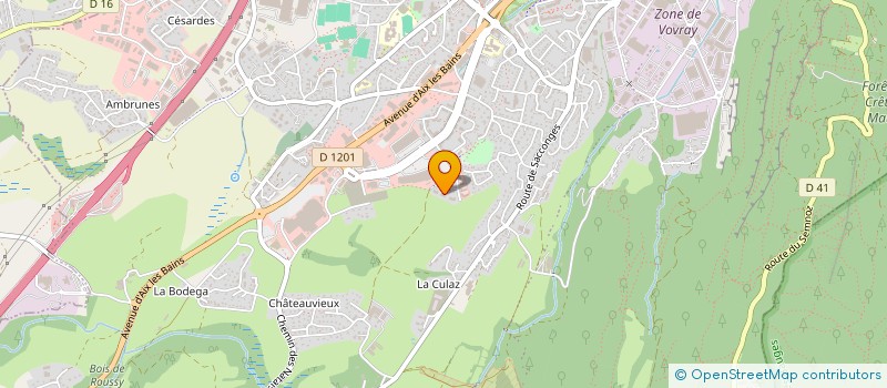 localisation de l'entreprise MADAME CHARLOTTE BAILLY à ANNECY