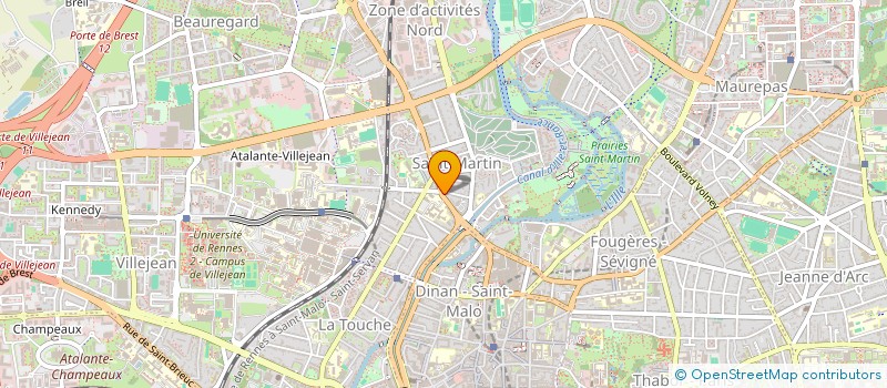 localisation de l'entreprise MADAME CHARLOTTE BALDESCHI  RENNES