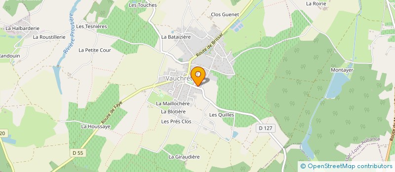 localisation de l'entreprise MADAME CHARLOTTE BALLOUARD  BRISSAC LOIRE AUBANCE