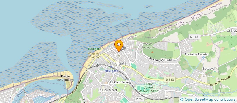 localisation de l'entreprise MADAME CHARLOTTE BARBIER-LEVAYER  HOULGATE