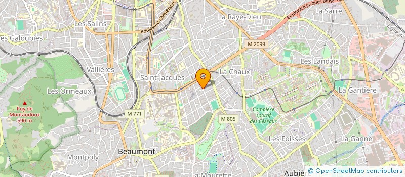 localisation de l'entreprise MADAME CHARLOTTE BARRAULT  CLERMONT-FERRAND